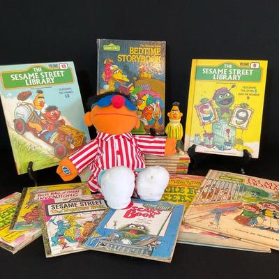 Vintage Sing & Snore Ernie and Sesame Street Books