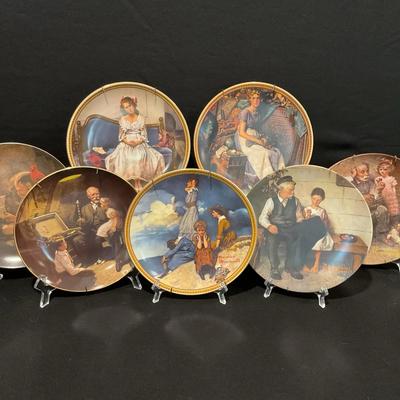Norman Rockwell Plate Set 2