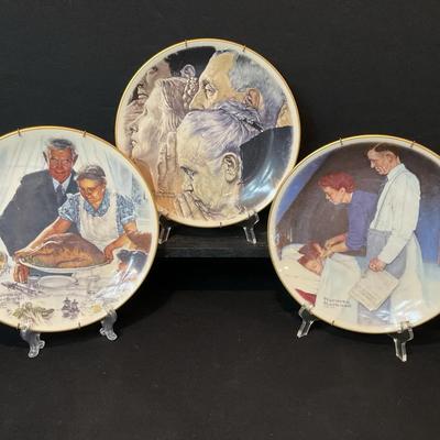 Norman Rockwell Plate Set 3