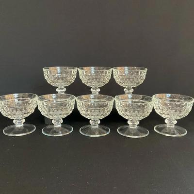 Fostoria American Clear Glass Sherbet Coupes #1