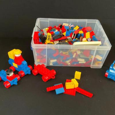 Vintage Lego Duplo And Lego Bricks