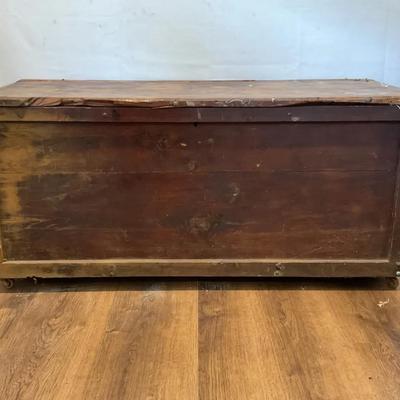 Vintage Cedar Chest On Casters