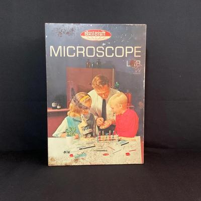 Vintage 1960’s Skillcraft Microscope Lab Set