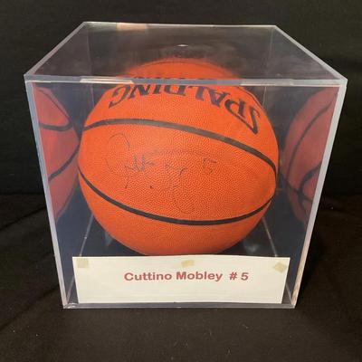 Houston Rockets Signed Basketball Cuttino Mobley #5