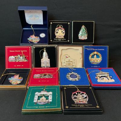 Texas State Capitol Christmas Ornaments