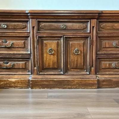 Vintage Solid Wood Dresser