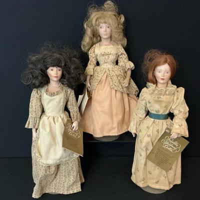 Franklin Heirloom Dolls Lot 4