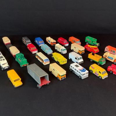 Vintage Toy Trucks by Hotwheels, Matchbox & More