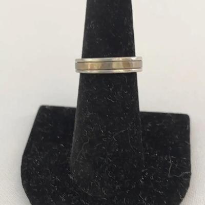 Cartier 18K Gold & Sterling Silver Ring