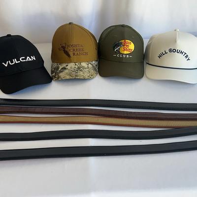Mens Golf Hat/ Men’s 34” Leather Belts