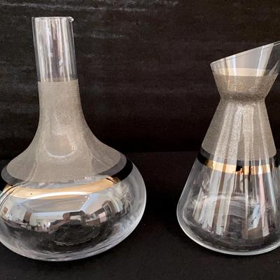 Anne Nilsson Designed Kiara Boda Carafes, Signed And Numbered