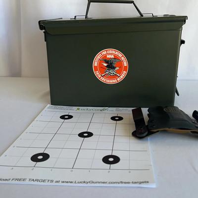 Sig Sauer Hoister, Targets practice ,Rifle ammunition storage empty