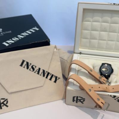 Pierre Kunz Insanity Watch Ltd Edition 44mm, Black Alligator Strap