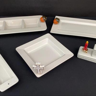 Nora Fleming Stoneware Serving Pieces