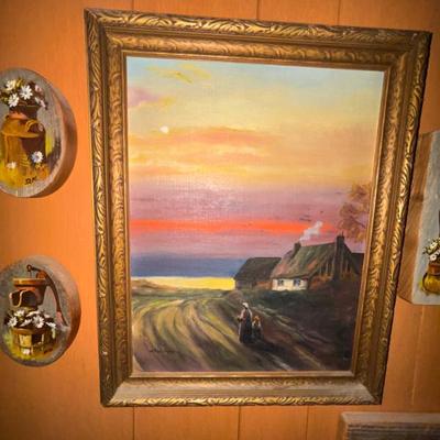 Sale Photo Thumbnail #5: Great water color  other  art throughout house