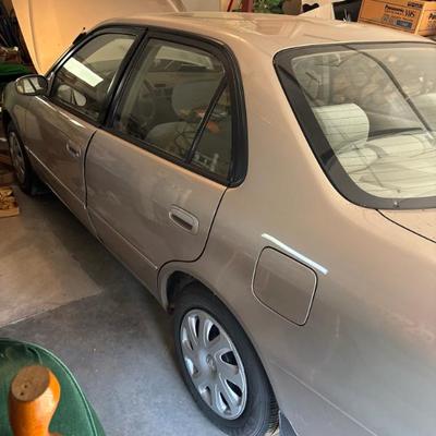 Extra nice 2002 Toyota Corolla only 31k . Its  on bid till Sunday at 1 pm 