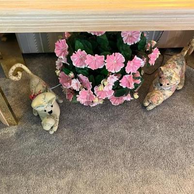 Koi glass to coffee table