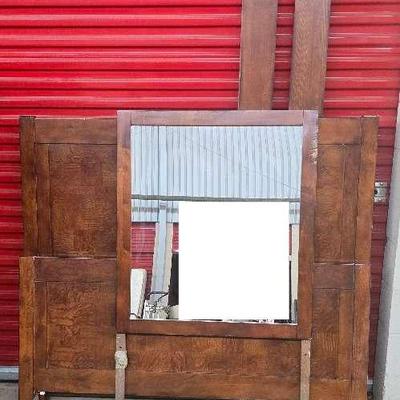 Queen Headboard Footboard Optional Mirror Dresser 