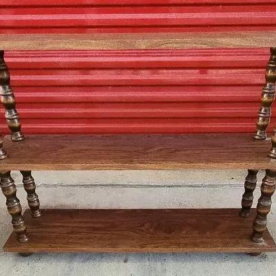 Mid Century Spindle Bookshelf