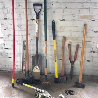 Lawn And Garden Tools With Lug-All Winch Hoist 