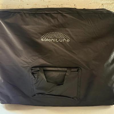 Saloniture Portable Folding Massage Table With Carry Case