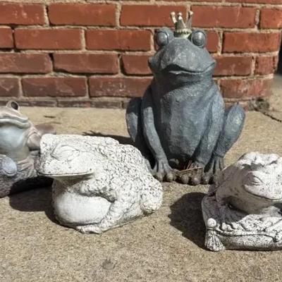 Garden Statues, Frogs