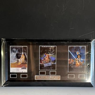 Star Wars Trilogy 1977-1983 Treble Montage, Limited Edition with Authenticity 