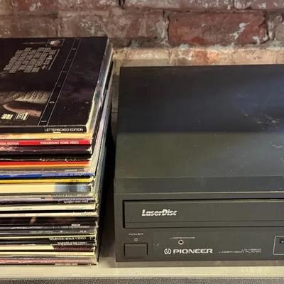 Pioneer LaserDisc Player (#2) With Collection Of Retro Movies (30+)