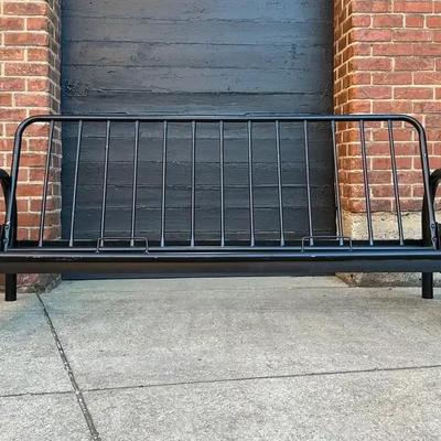 Black Metal Futon Frame