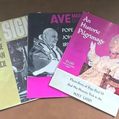 1962 Vatican Council Special Issue, '63 Ava Maria National Catholic Weekly And '64 Collector's Copy