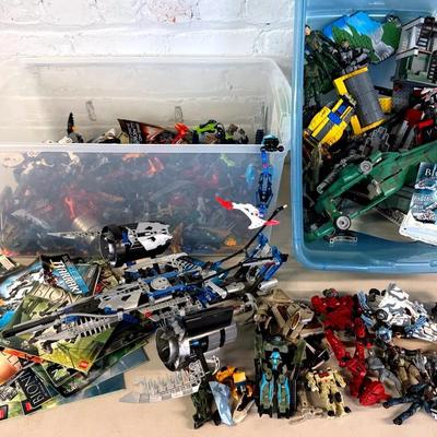 Large Collection Of LEGO Bionicle Figures, Transformers & Other Miscellaneous 