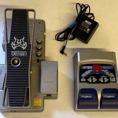 Ibanez Weeping Demon WD7 Guitar Effects Pedal, Plus DigiTech RP50