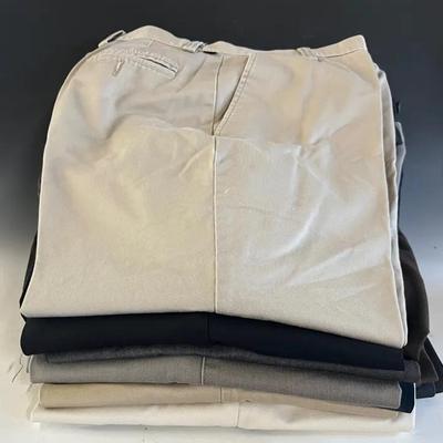 Men’s Casual Chinos and Dress Wool Trousers (14 pairs) Size 36x32
