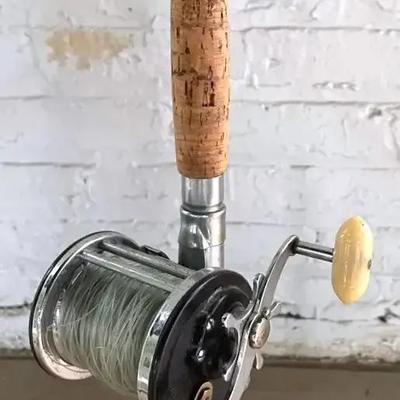 Penn No. 250 Fishing Reel and Rod, Plus Bonus Tacklebox