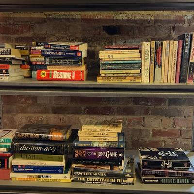 A Very Large Book Lot, Many Assorted Titles 