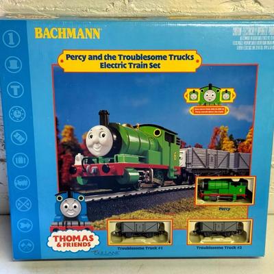 Bachmann HO-Scale ‘Percy & The Troublesome Trucks’ Thomas Train Playset, New Open Box
