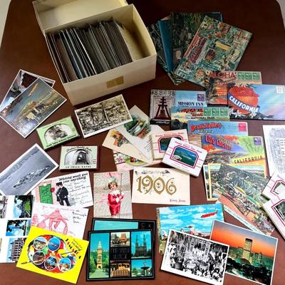 Large Collection Of Vintage Historical Postcards (100s)