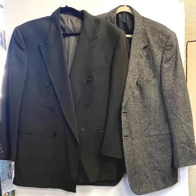 Barrington Silk Tweed Jacket 44R and Bowdon for Nordstrom Wool Jacket 