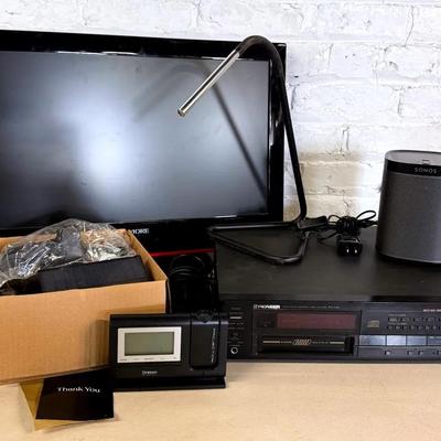 Electronics With Sonos ‘Play 1’ Speaker, Pioneer CD Player, Viore TV & More