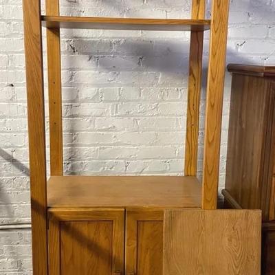 Tall Oak Shelf Unit