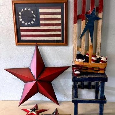 Americana Style Household Decor (14 Pieces)