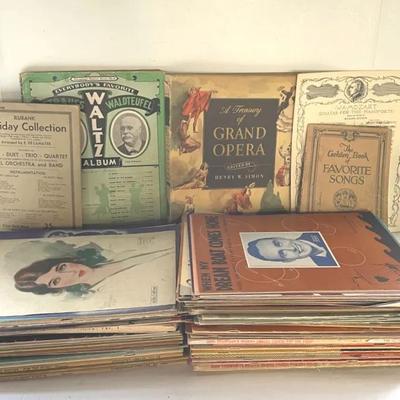 1920’s-1950’s Sheet Music With Bach, Hanon And More (45+)