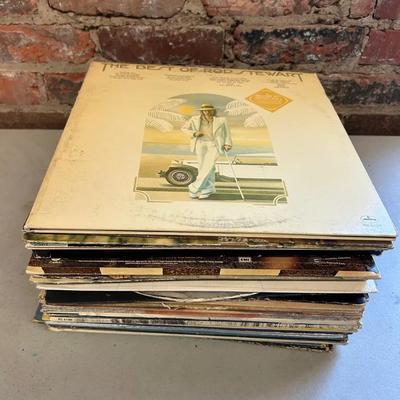 Large Lot Of Vintage Vinyl With Rod Stewart, James Taylor, Grand Funk Railroad And More 