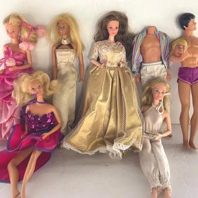 1960-1970’s Barbie Dolls With Ken 