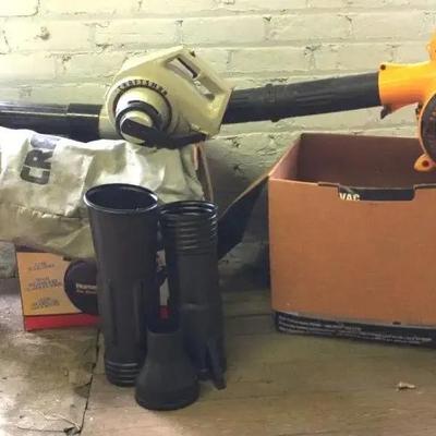 Craftsman and Poulan Pro Electric and Gas Blowers (Not Tested)