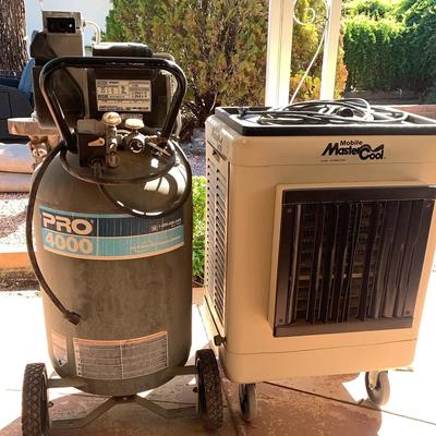 Pro 4000 Air Compressor And Mobile Master Cooler Swamp Cooler 