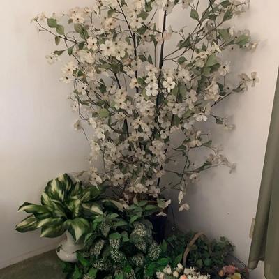 Faux Tree And Plants