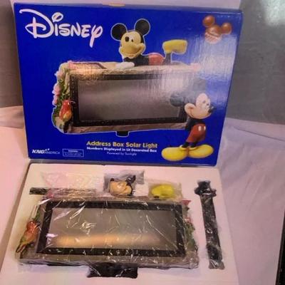 Mickey Address Box Solar Light