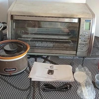 Toaster Oven, Electric Casserole Dish And Rice Cooker