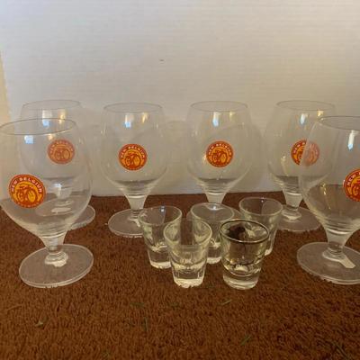 New Belgium Brewing Set And Misc Shot Glasses